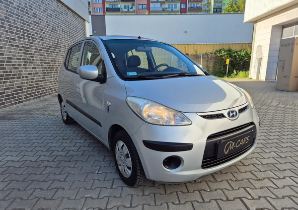 Hyundai i10 cena 11200 przebieg: 153449, rok produkcji 2008 z Zabrze małe 154